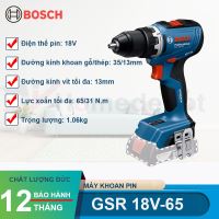 Máy khoan pin Bosch GSR 18V-65