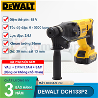Máy khoan pin Dewalt DCH133P2/M2/N