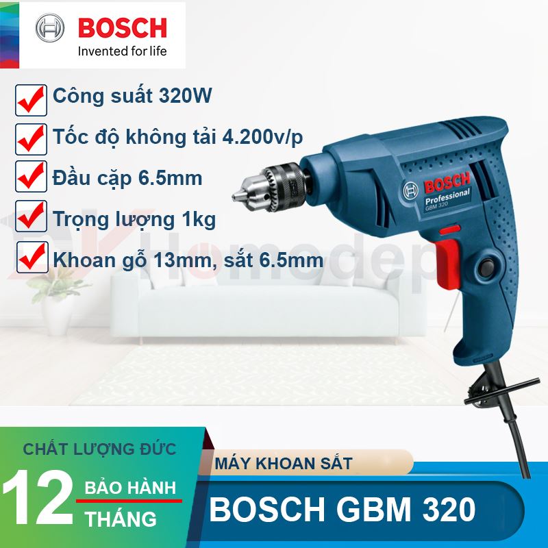 Máy khoan sắt Bosch GBM 320