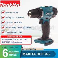 Máy khoan vặn vít dùng pin Makita DDF343