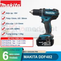 Máy khoan vặn vít dùng pin Makita DDF482 18V