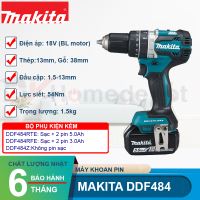 Máy khoan vặn vít dùng pin Makita DDF484 18V