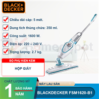 Máy lau sàn hơi nước Black&Decker FSM1620