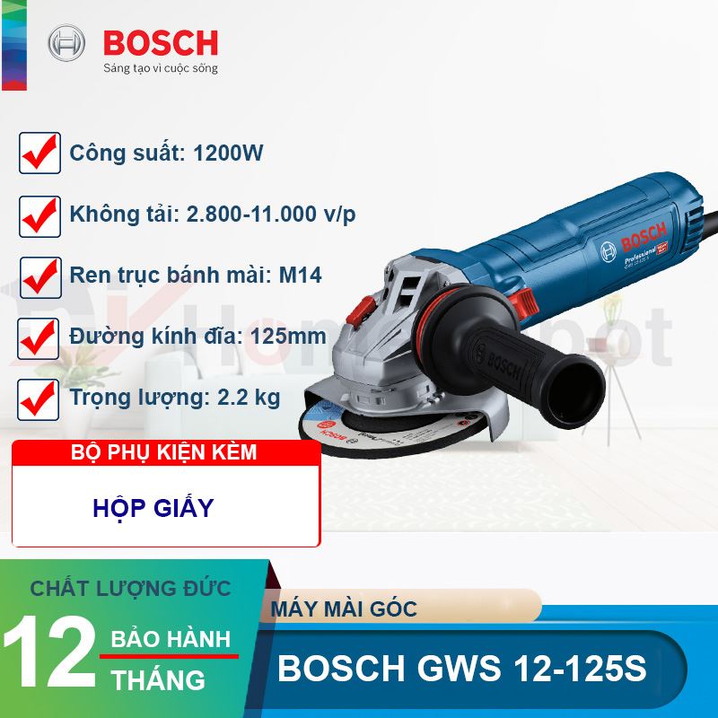 Máy mài góc Bosch GWS 12-125 S