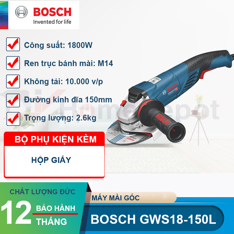 Máy mài góc Bosch GWS 18-150 L