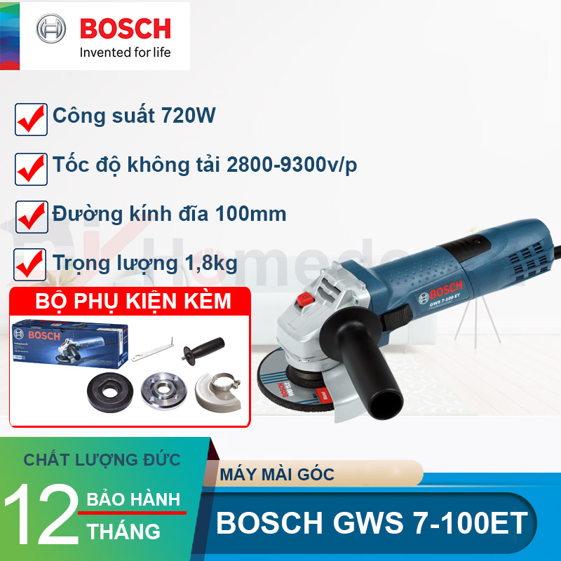 Máy Mài Góc Bosch GWS 7-100ET 720W