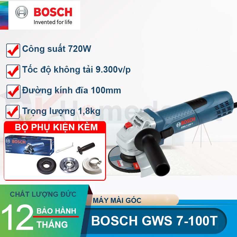 Máy Mài Góc Bosch GWS 7-100T 720W