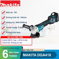 Máy mài góc dùng pin 18V Makita DGA418