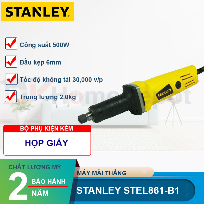 Máy mài thẳng Stanley STEL861-B1 500W