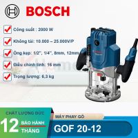 Máy phay gỗ Bosch GOF 20-12 2000W