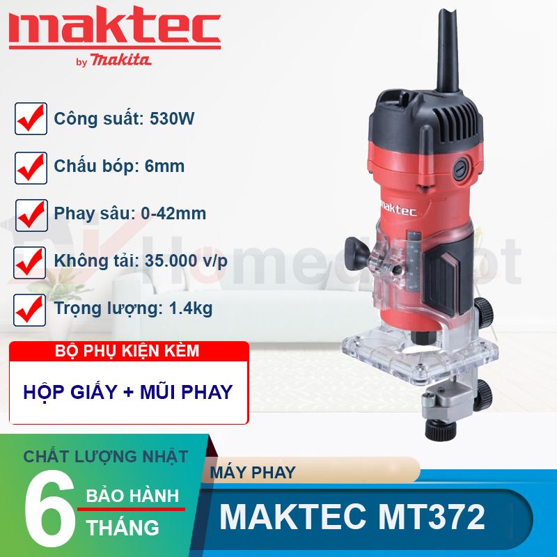 Máy phay Maktec MT372 530W