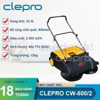 Máy quét đường đẩy tay Clepro CW-800/2