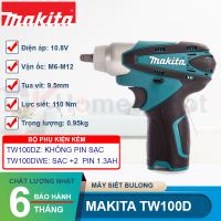 Máy siết bu lông dùng pin Makita TW100D 10.8V