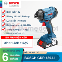 Máy vặn ốc vít dùng pin Bosch GDR 180-LI