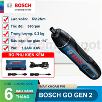 Máy vặn vít dùng pin Bosch go gen 2