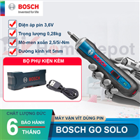Máy vặn vít dùng pin Bosch go (Solo)
