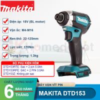 Máy vặn vít dùng pin Makita DTD153 18V