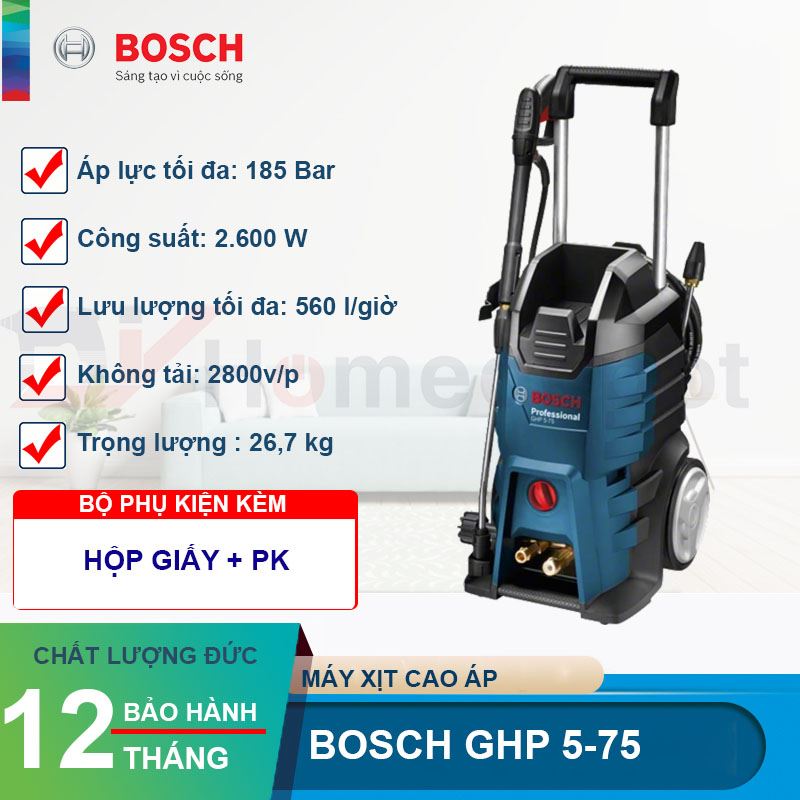 Máy xịt cao áp Bosch GHP 5-75