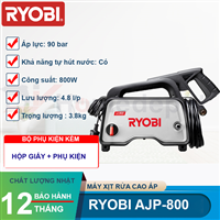 Máy xịt rửa cao áp Ryobi AJP-800