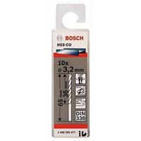 Hộp 10 Mũi khoan sắt và inox HSS-Co Bosch 3.2mm 2608585877