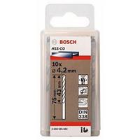 Hộp 10 Mũi khoan sắt và inox HSS-Co Bosch 4.2mm 2608585882