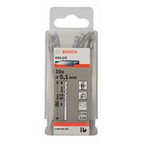 Hộp 10 Mũi khoan sắt và inox HSS-Co Bosch 5.1mm 2608585886