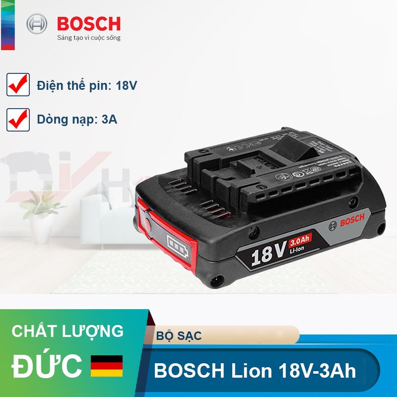 Pin Bosch Lion 18V-3Ah