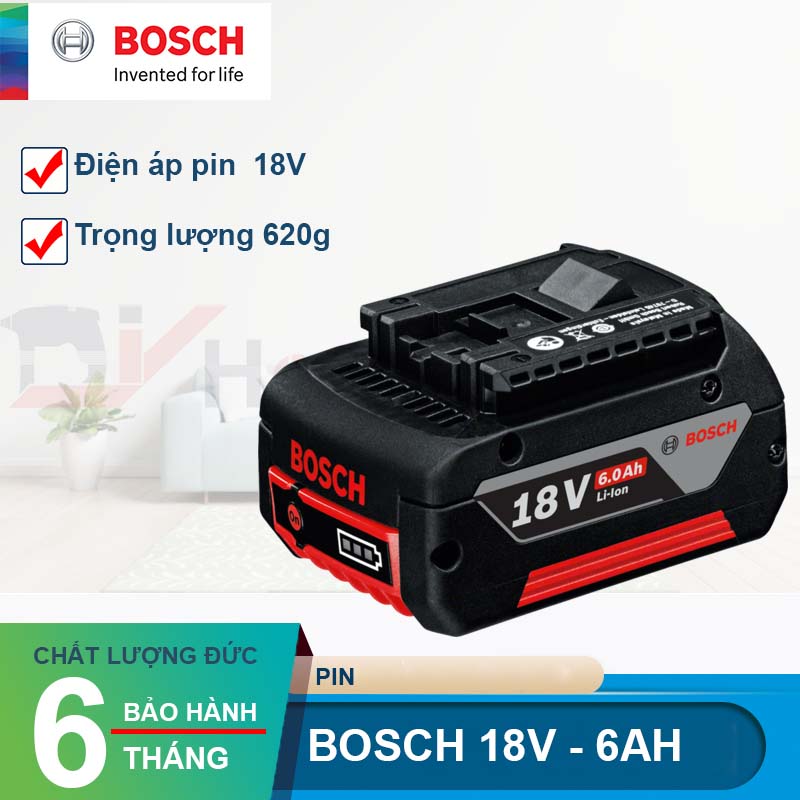 Pin Bosch lion 18V-6Ah 1600A004ZN