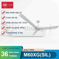 Quạt trần KDK 3 cánh M60XG(SIL)