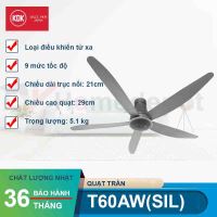 Quạt trần KDK 5 cánh T60AW (SIL)