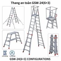 Thang An Toàn Đa Năng PSL-24(6+3) - Linh Hoạt, Vững Chãi, Chính Hãng