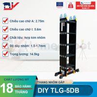 Thang nhôm bốn đoạn DIY TLG-5DB