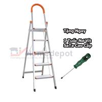 Thang nhôm ghế 5 bậc DIY TLN 05