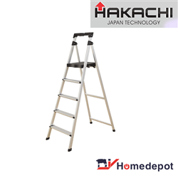 Thang nhôm ghế 5 bậc Hakachi HL-05R