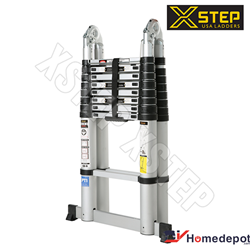 Thang nhôm rút chữ A Xstep XM-28