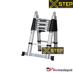 Thang nhôm rút gọn chữ A Xstep XM-25