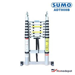 Thang nhôm rút gọn đôi 5m Sumo ADT808B