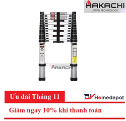 Thang nhôm rút gọn Hakachi HT-380