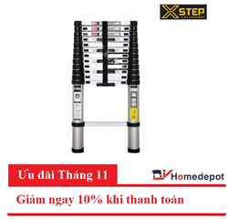 Thang nhôm rút gọn Xstep XT-380