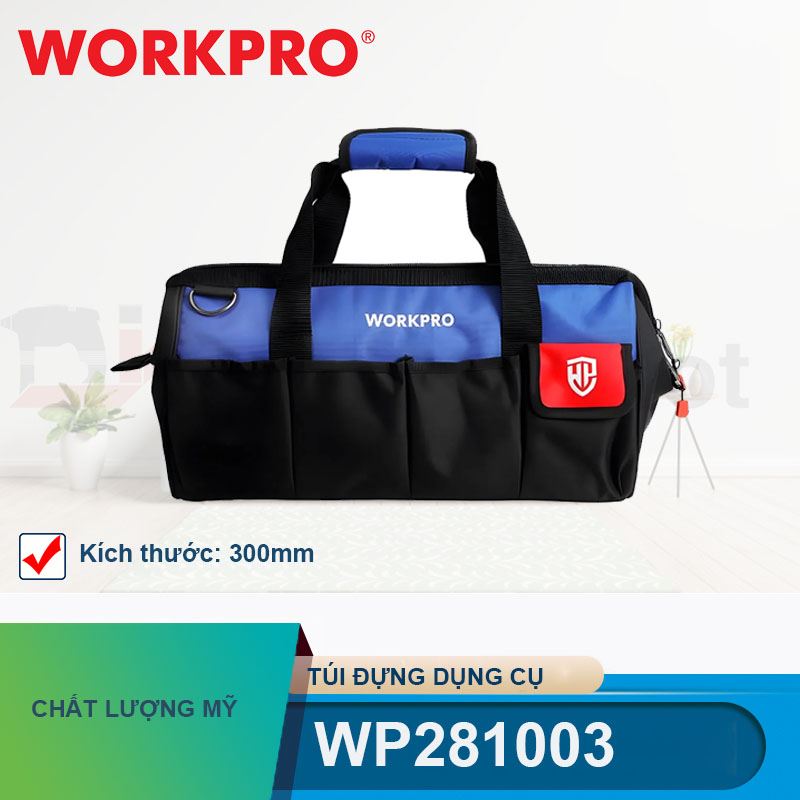 Túi đựng dụng cụ bằng vải dệt kích thước 300mm (12 inches) Workpro - WP281003