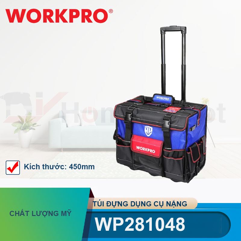 Túi đựng dụng cụ nặng kích thước 450mm (18 inches) Workpro - WP281048