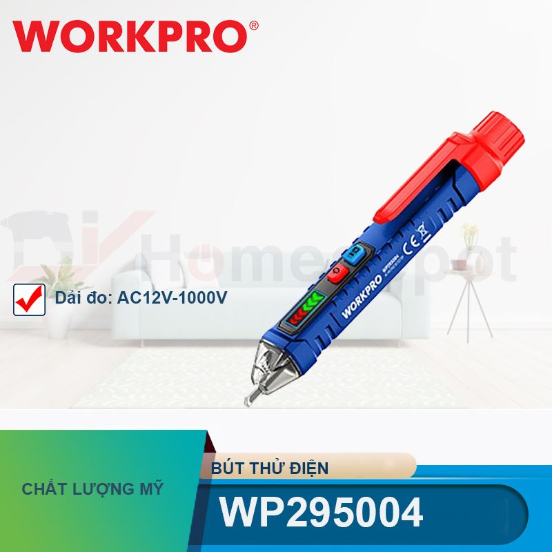 Tuốc nơ vít thử điện, đèn báo 2 màu Workpro - WP295004