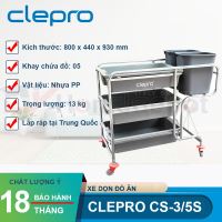 Xe đẩy dọn đồ ăn CLEPRO CS-3/5S