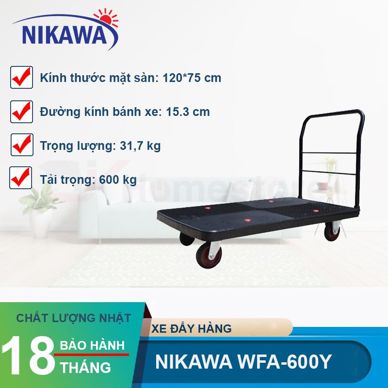 Xe đẩy hàng Nikawa WFA-600Y