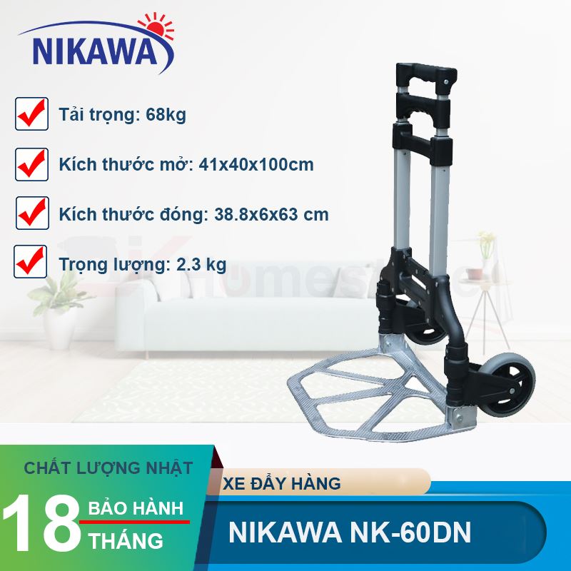 Xe kéo hàng bằng tay NK-60DN