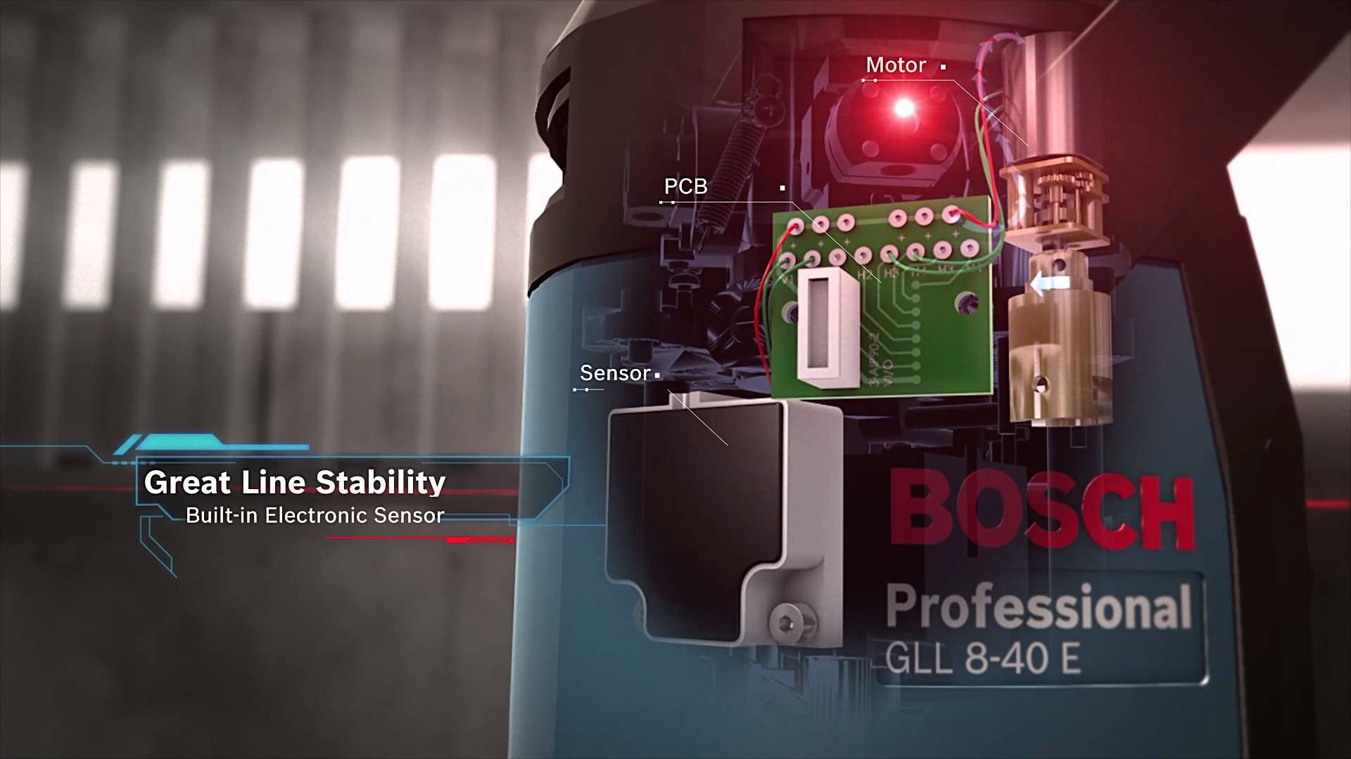 Máy cân mực laser tia Bosch GLL 8-40 E