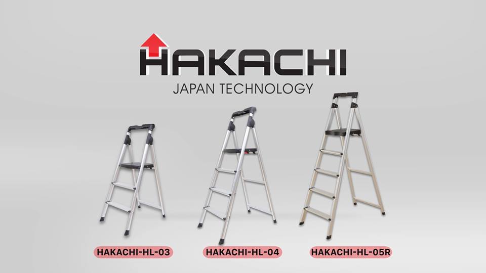 Thang nhôm ghế 5 bậc Hakachi HL-05R