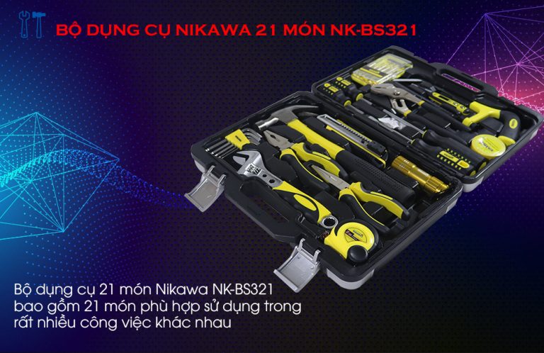 Bộ dụng cụ 21 món Nikawa NK-BS321