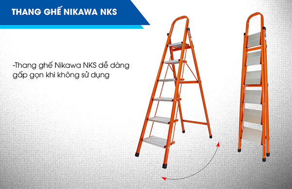 Thang ghế 4 bậc Nikawa NKS-04