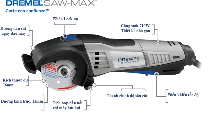 Máy cắt cầm tay Dremel SAW-MAX